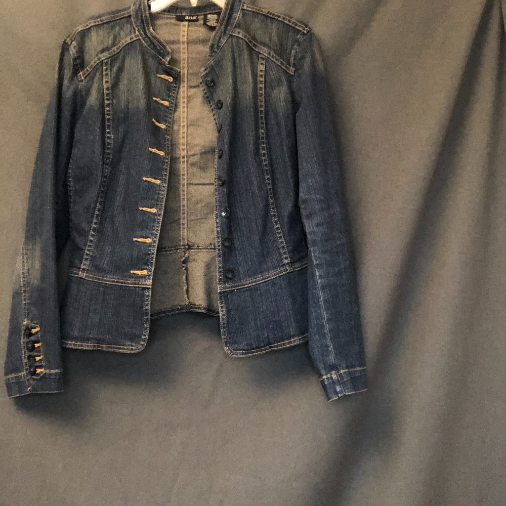 a.n.a. Military Style Jean Jacket,  Denim jacket M